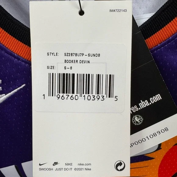 Nike Suns Basketball Jersey - Purple